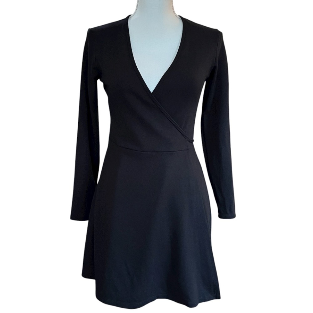 American Apparel Mini Wrap Dress